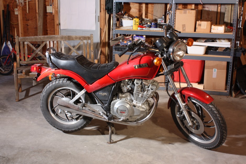 Motorcycle ready for a day ride